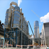 Free falling film plate evaporator